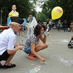 В  День города сотрудники Госавтоинспекции  Новосибирска  напомнили  детям о безопасном поведении на дорогах