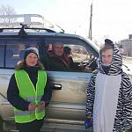Анивские Госавтоинспекторы провели акцию «Помощь водителю»
