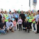 Сотрудники Госавтоинспекции Новосибирска напомнили детям о Правилах дорожного движения в преддверии нового учебного года
