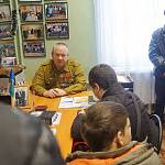 Сотрудники Госавтоинспекции Тверской области провели Урок мужества для учащихся школы-интерната