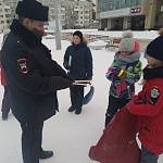 Руководитель Госавтоинспекции сибирского города проинспектировал ледовые городки 
