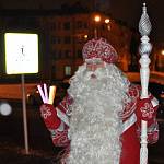 Дед Мороз из Великого Устюга прибыл в Смоленск и встретился с сотрудниками смоленской Госавтоинспекции
