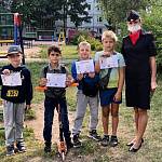 В Великом Новгороде жилые зоны становятся площадками по обучению детей навыкам безопасного поведения на дорогах