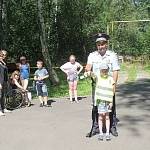 Конкурс «Мудрый пешеход» провели сотрудники ГИБДД в лагере «Березка»