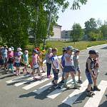 Среди дошкольников Долинского района проведена обучающая игра по правилам дорожного движения