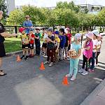 Региональные автоинспекторы провели для кольцовских дошкольников спортивно – познавательную эстафету «Дорожный калейдоскоп»