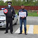 В Новосибирской области живые инсталляции призвали автомобилистов к снижению скорости 