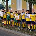 В Новгородской области юные спортсмены выстроили «живую инсталляцию» в поддержку социальной кампании «Самый важный на дороге»