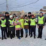 Сотрудники Госавтоинспекции Новосибирска провели профилактическое мероприятие «Пассажир, не зевай, ПДД соблюдай!» 