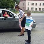 Информационные инсталляции о снижении скорости на дорогах призывают водителей Кабардино-Балкарии сохранить жизни детей 