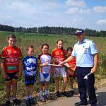 В Орловской области сотрудники ГИБДД провели профилактическую акцию с юными участниками соревнований по велоспорту