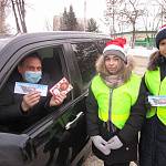 Акцию «Новогоднее письмо водителю» провели в Бердске автоинспекторы и школьники Новосибирской области 