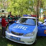 В Республике Алтай с работой полицейских познакомились участники слета лидеров детских общественных объединений