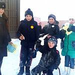 Для сельских школьников Кабардино-Балкарии инспекторы ГИБДД провели акцию «Безопасные санки»
