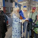В Республике Алтай Полицейский Дед Мороз вышел в новогодний патруль
