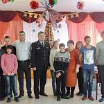 Начальник ГИБДД Адыгеи поздравил воспитанников школы-интерната с наступающим Новым годом