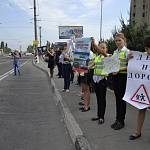 Школьники Симферополя призывали всех участников дорожного движения соблюдать ПДД