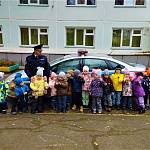 Руководитель ГИБДД Железногорска напомнил малышам о правилах дорожной безопасности