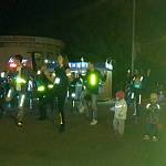 Кировские волонтеры исполнили танец осени с помощью световозвращателей
